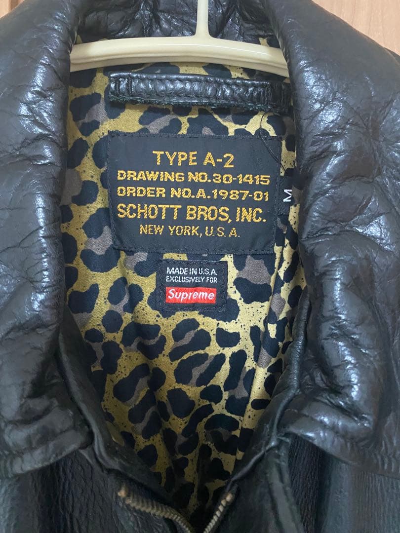 タ*シ様 激レア！！supreme ×Schott レザージャケット！！