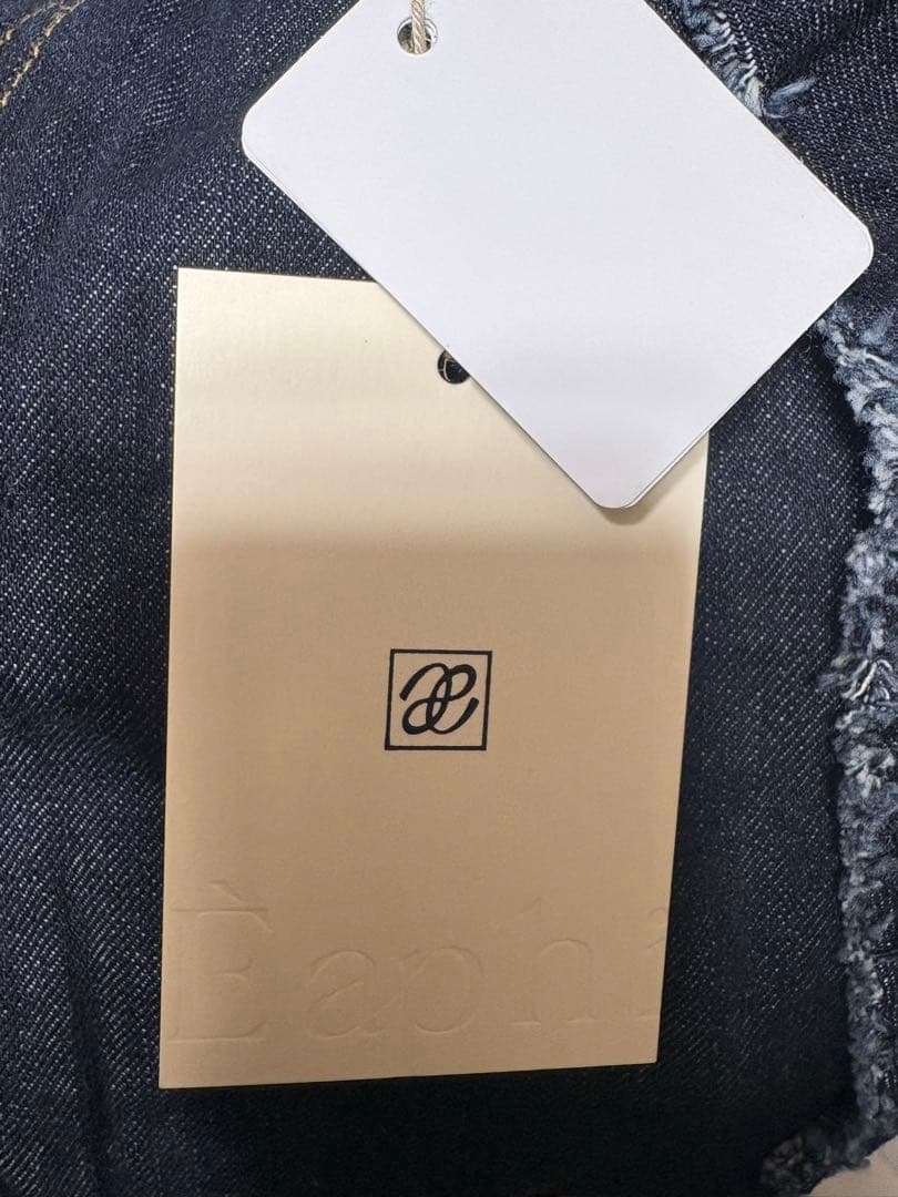 【Eaphi】RUFFLE DETAIL DENIM PANTS