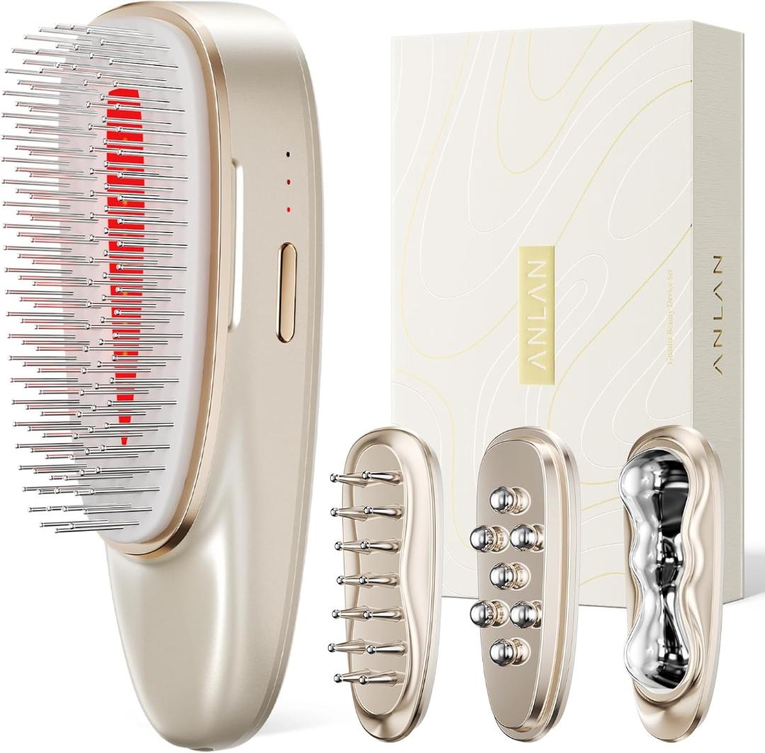ANLAN リフトスパ温冷かっさ EMS リフトブラシ