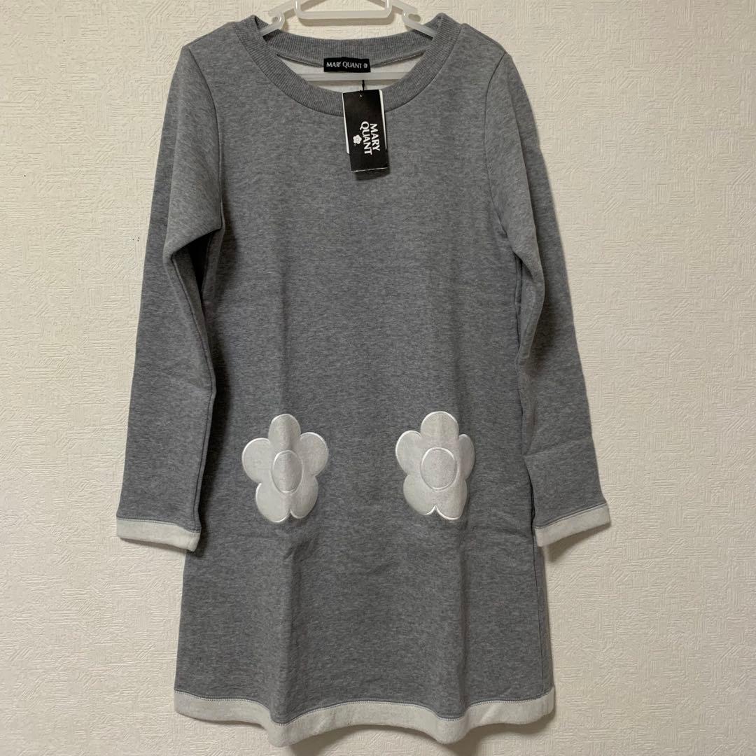 タグ付き新品✨MARY QUANT ワンピース スウェット グレー