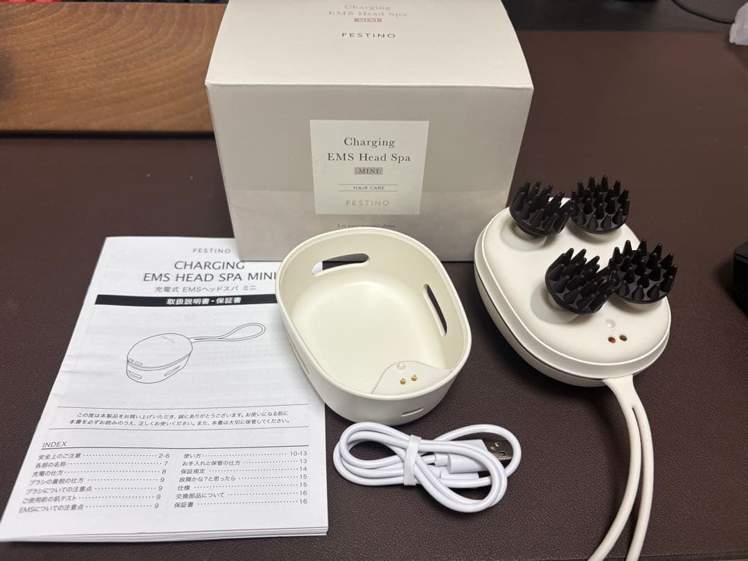 ボディ・フェイスケア FESTINO Charging EMS Head Spa Mini