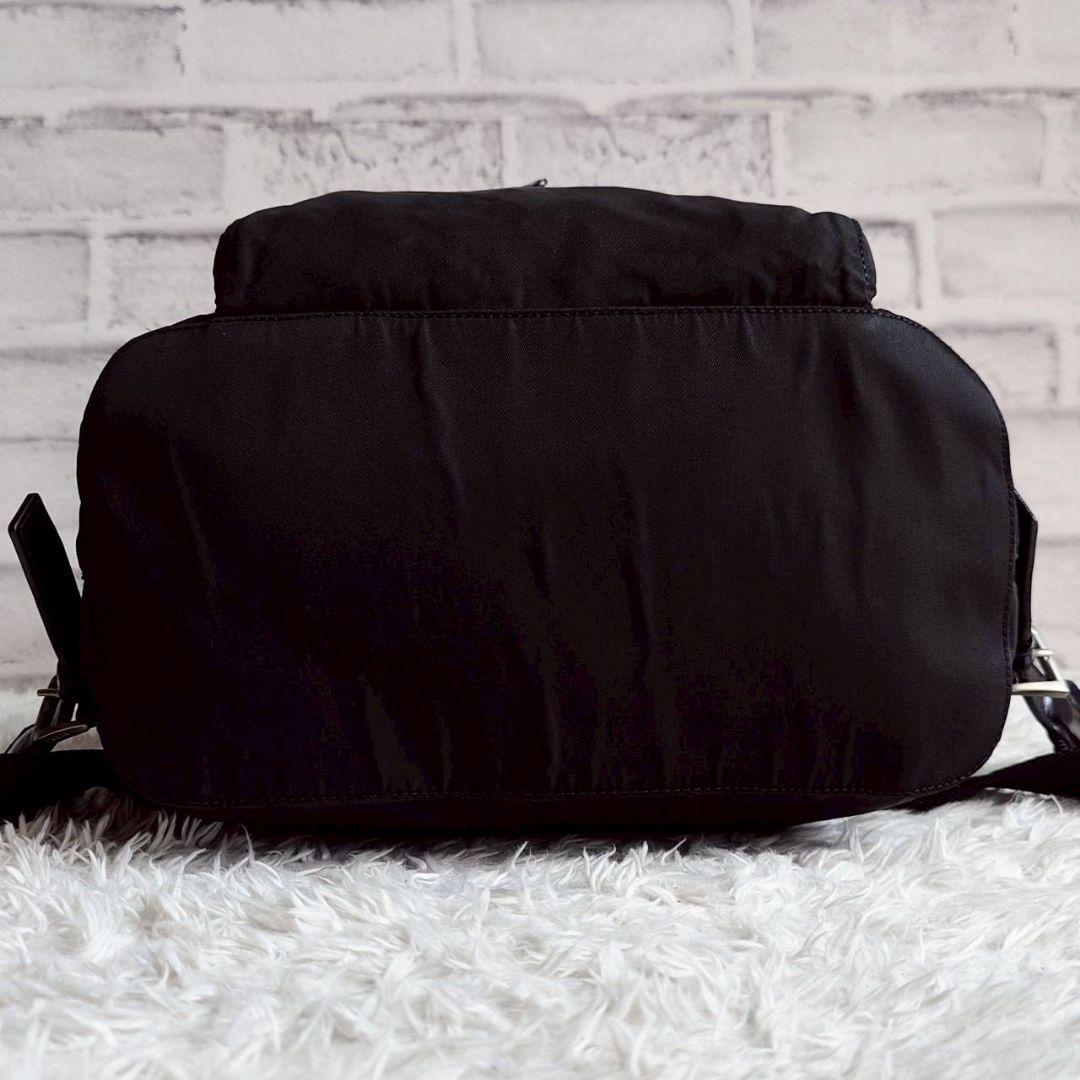 プラダ リュックサック 三角ロゴ バックパック ブラック レディース