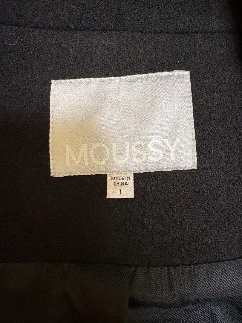 MOUSSY DOUBLE BREASTED MID コート　サイズ1