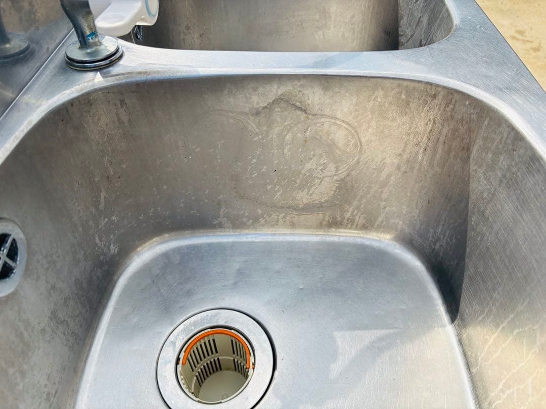 J9★アズマ★2槽シンク 業務用 流し台 厨房機器 飲食店 厨房 店舗用