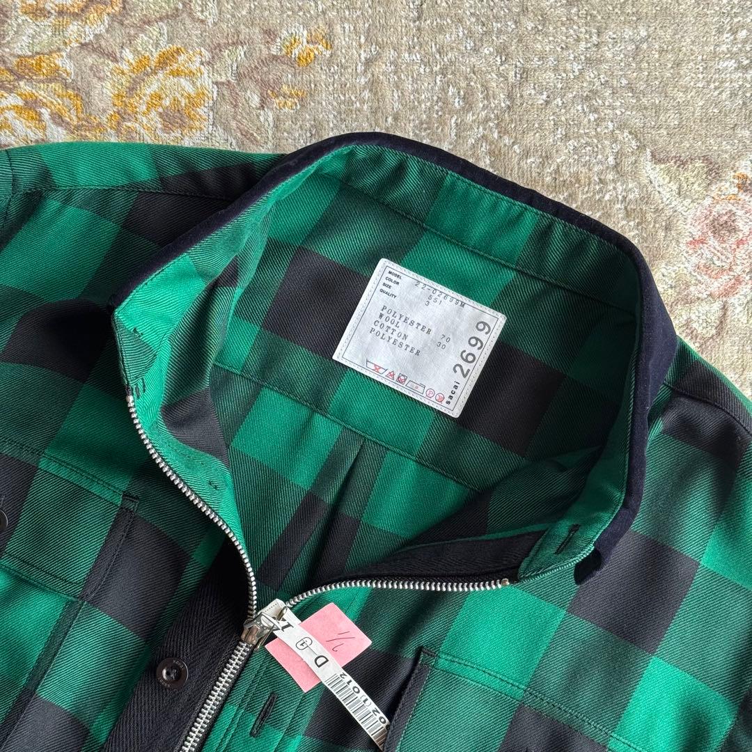 【美品】sacai/サカイ シャツジャケット サイズ3