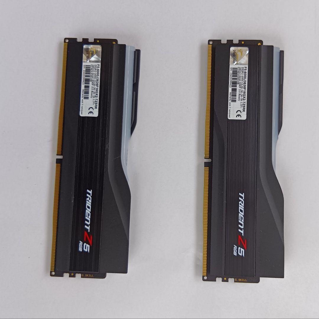 メモリー G.Skill Trident Z5 RGB 16GB x 2 DDR5