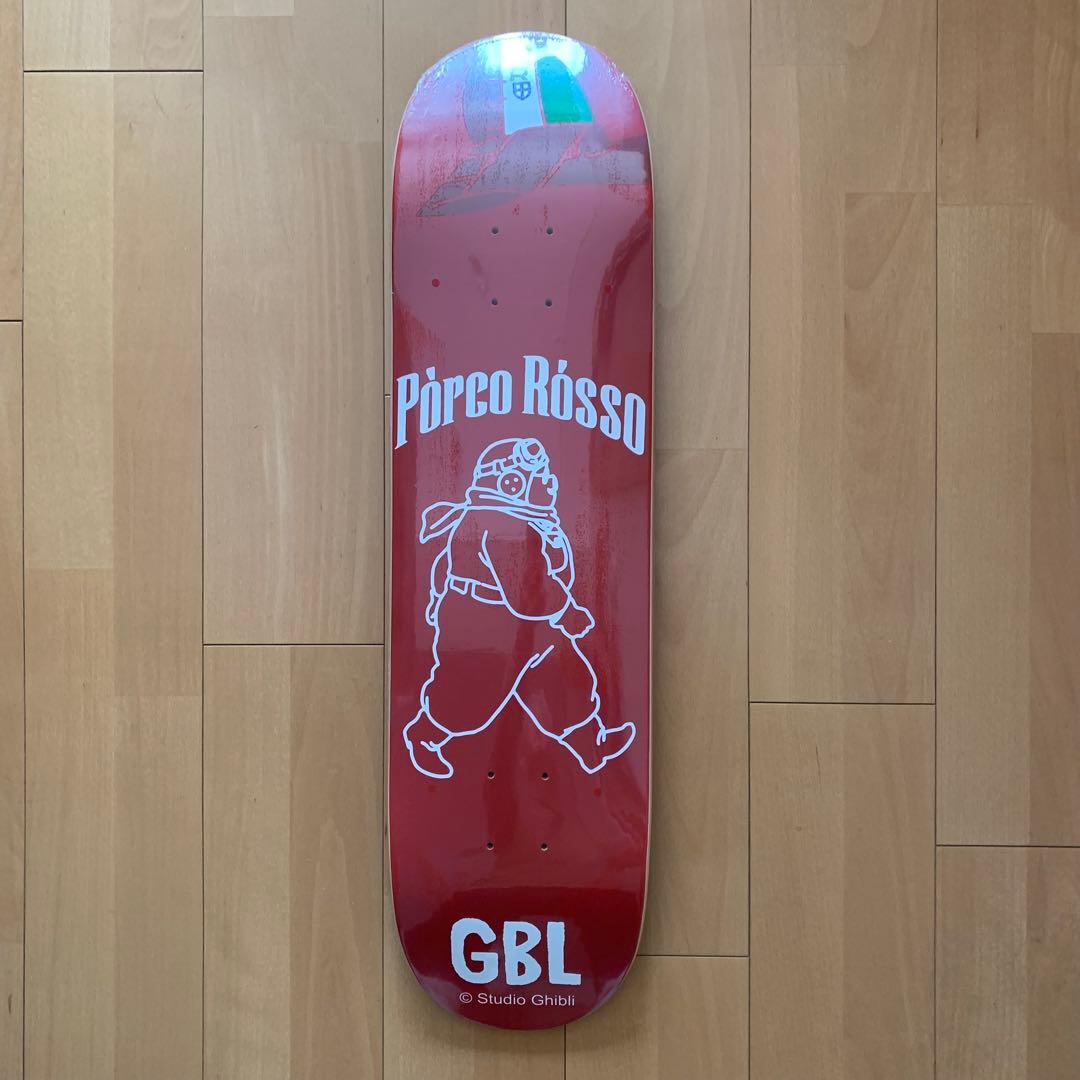 スタジオジブリ スケートボードデッキ GBL 紅の豚 宮崎駿 ジブリ