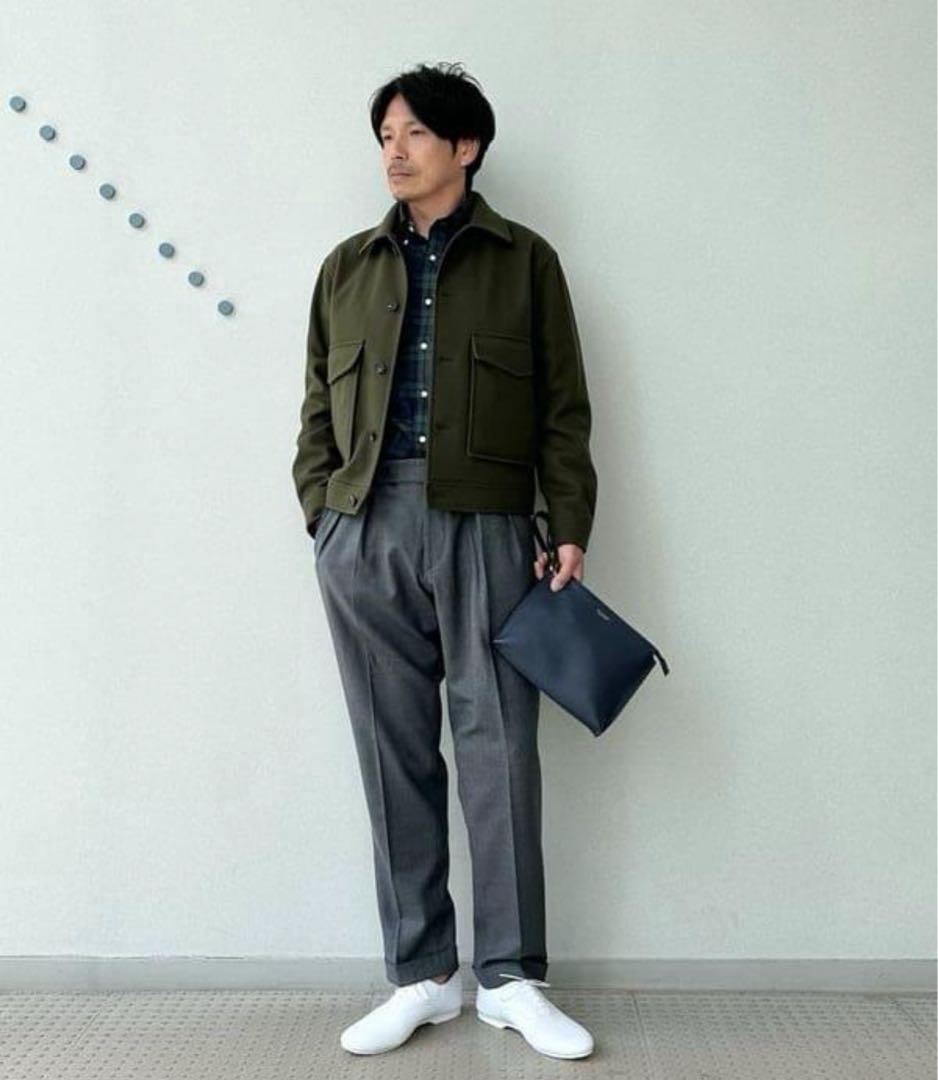 新品　BEAMS別注 タリアトーレ　ウールナイロンブルゾン