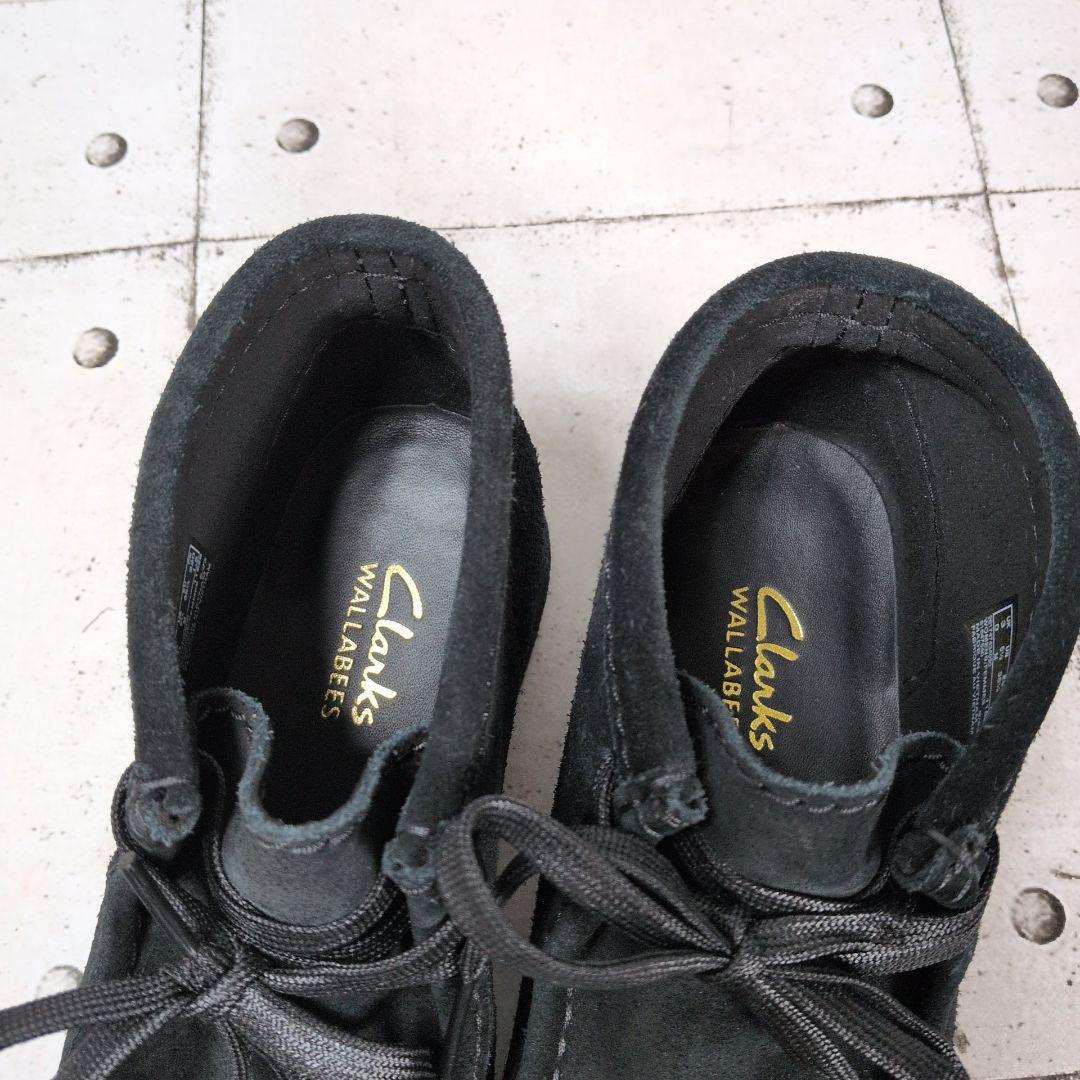 【美品】Clarks Wallabee EVOワラビーブーツ　スエード　ブラック