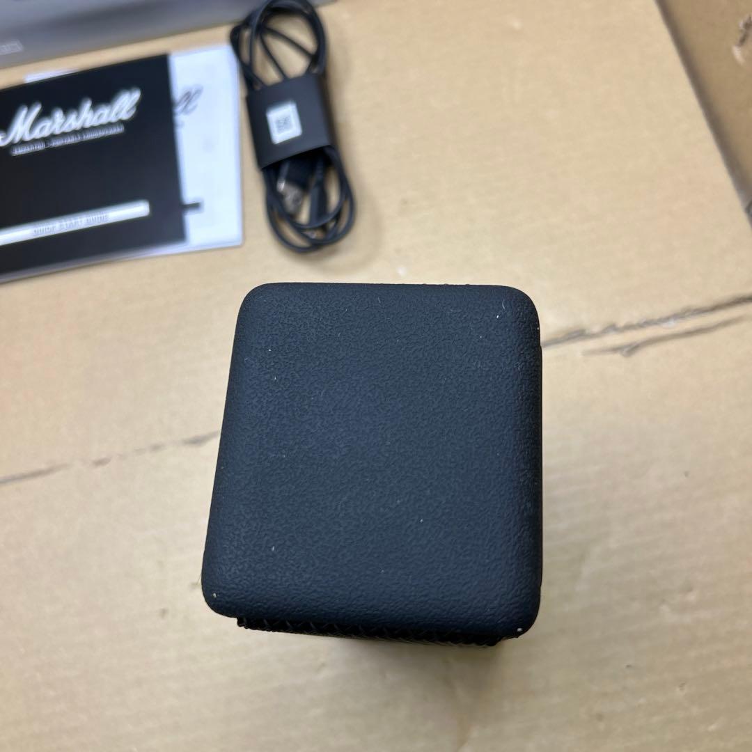 Marshall ワイヤレスポータブル防水スピーカー Emberton ブラック