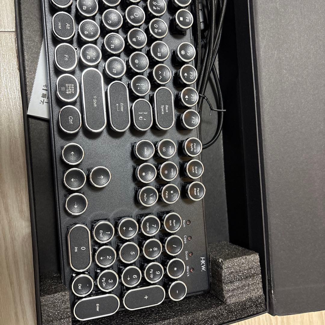 HKW タイプライター風メカニカルキーボード 日本語