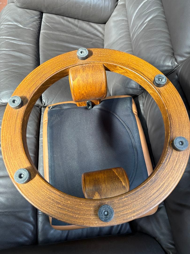 本革　EKORNES エコーネス ストレスレスチェア オットマン付