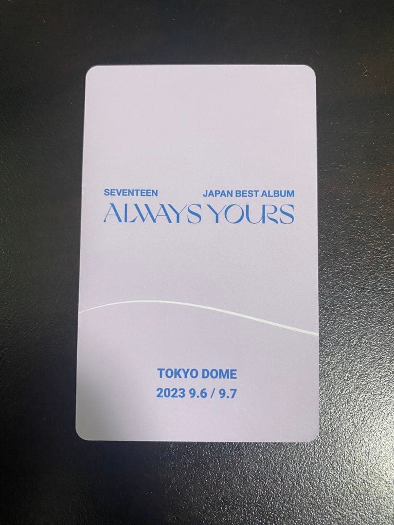SEVENTEEN セブチ　ジョンハン　トレカ　always yours 東京