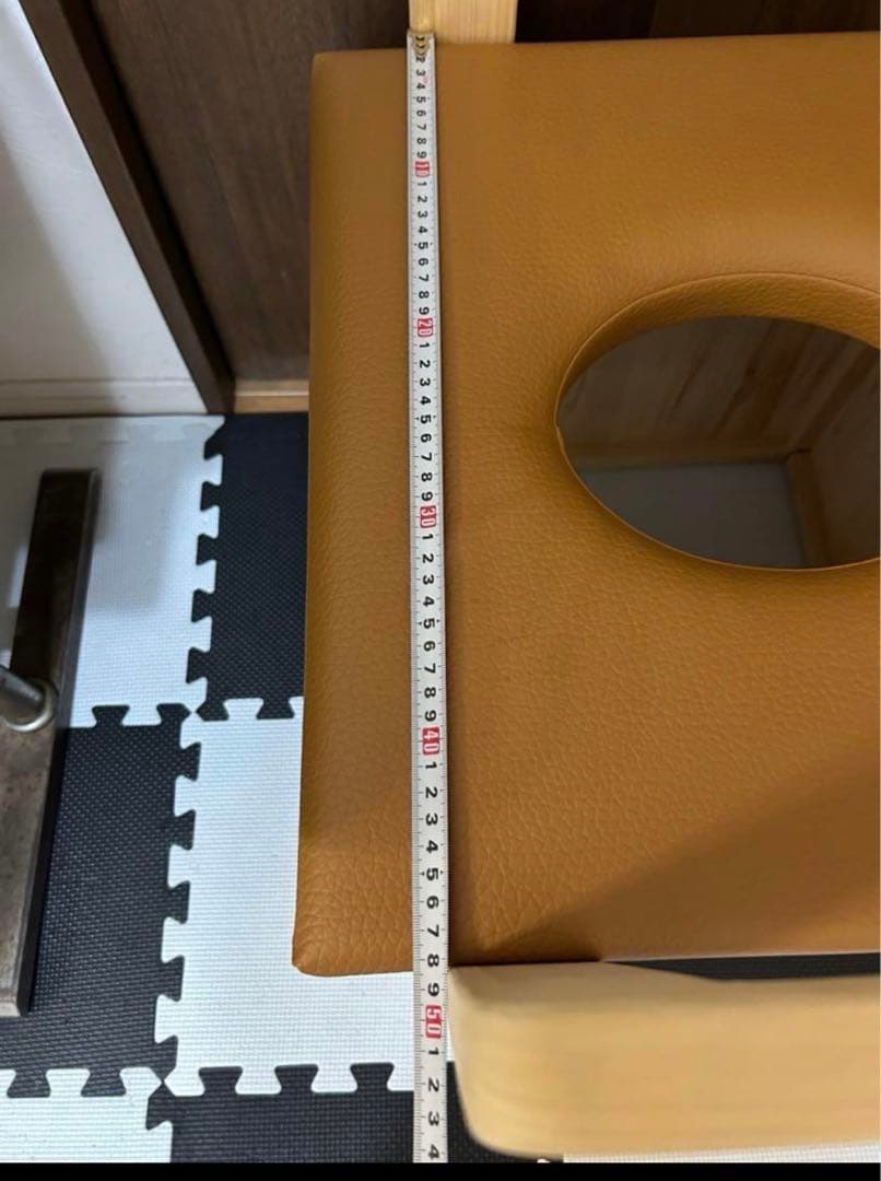 週末値下げ！美品　エステ　よもぎ蒸し　専用椅子　チェア　木製