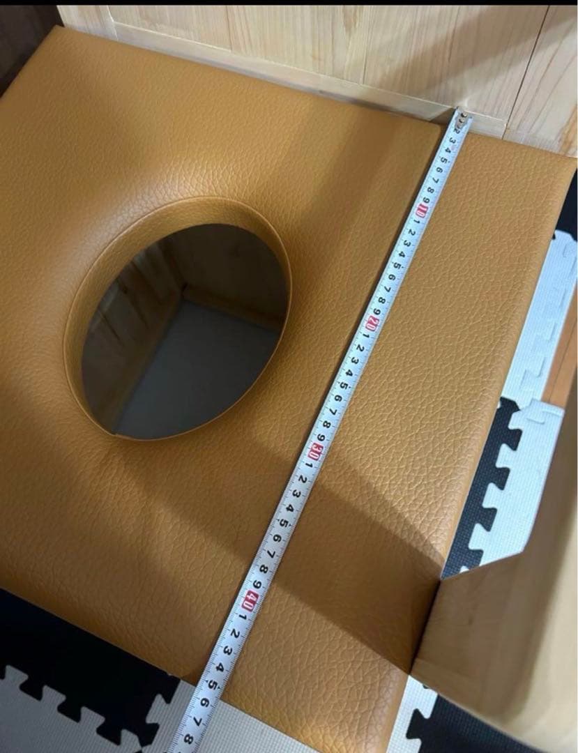 週末値下げ！美品　エステ　よもぎ蒸し　専用椅子　チェア　木製