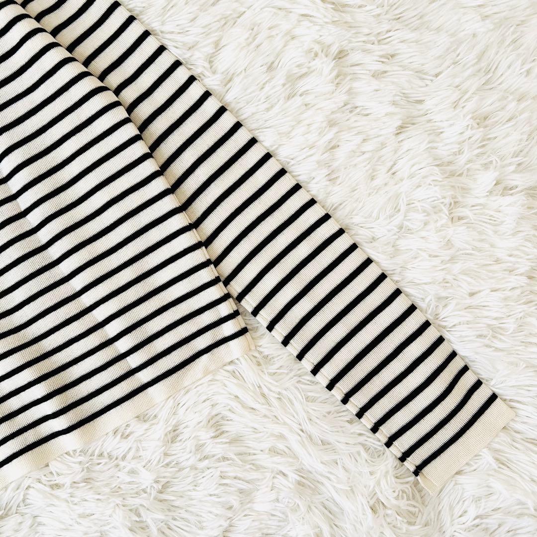 アパルトモン ドゥーズィエムクラス 22AW ボーダータートルネックニット