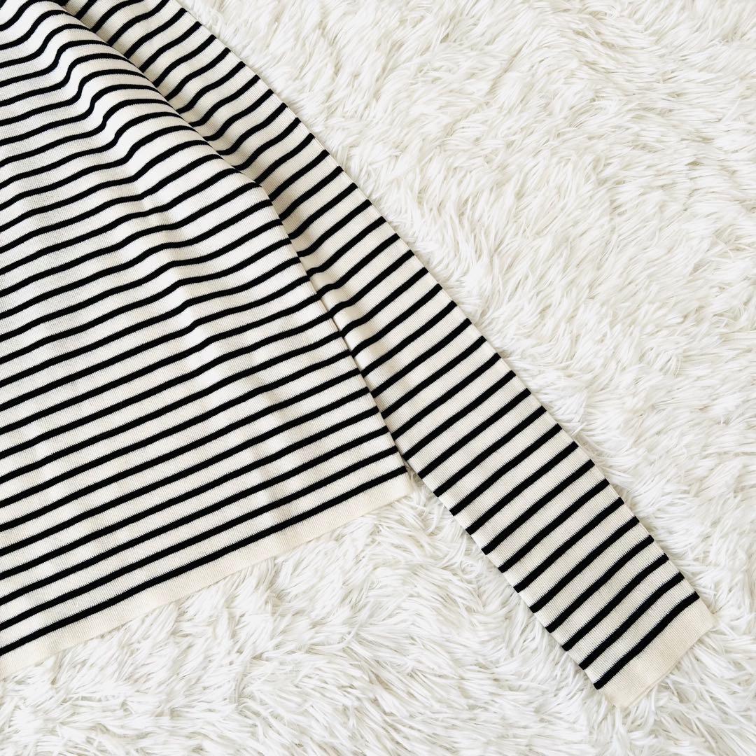 アパルトモン ドゥーズィエムクラス 22AW ボーダータートルネックニット