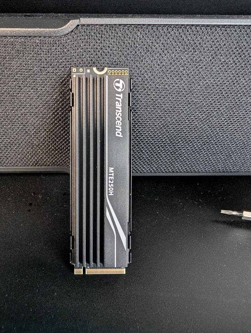 PS5 実働・Transcend MTE250H 2TB NVMe SSD