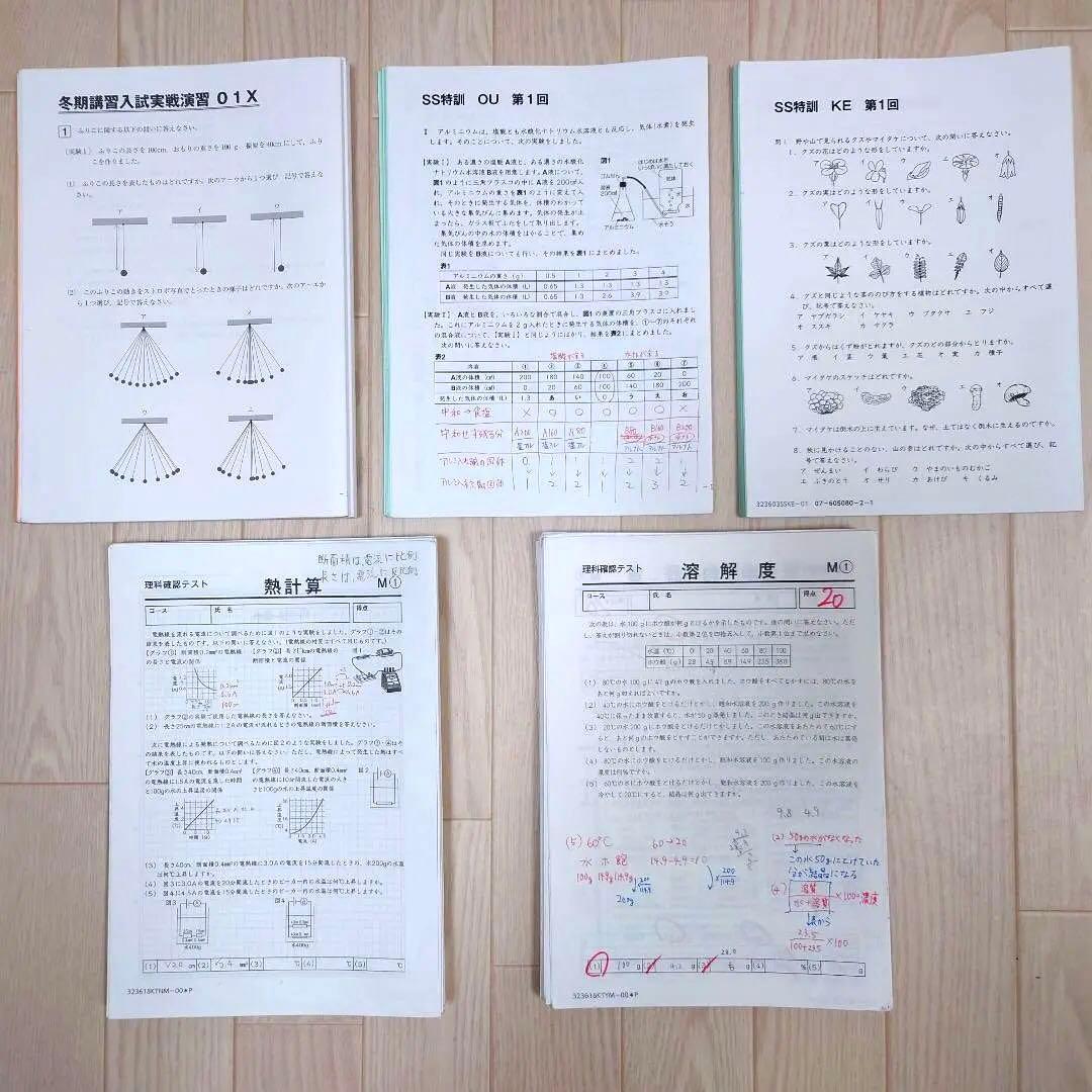 2024年受験　SAPIX サピックス 6年生 テキスト 理科 1年分他
