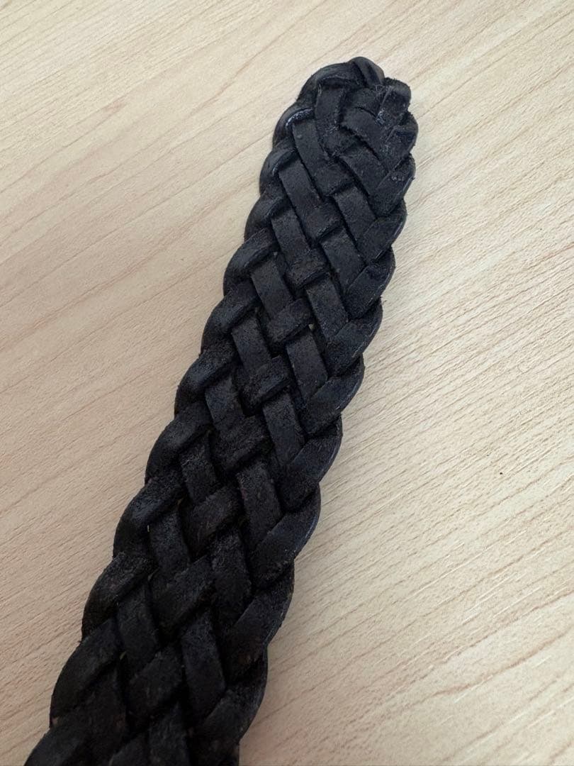 Anderson's ダブルリングバックルメッシュレザーベルトEDIFCE別注