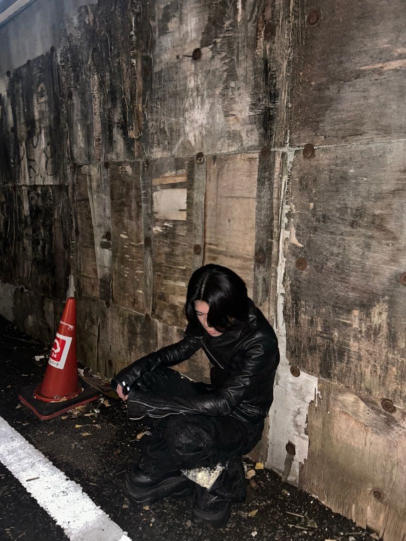 ekam leather jacket 羊革 ライダース レザージャケット