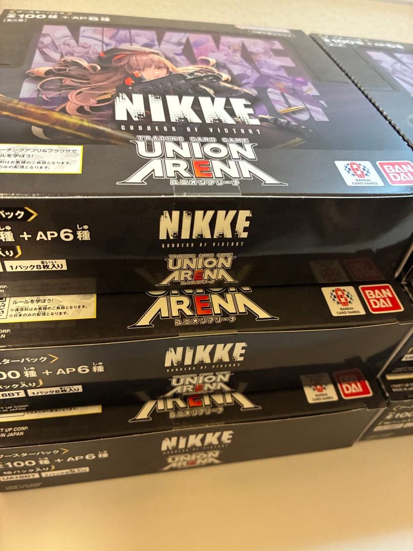 【新品未開封】 NIKKE 勝利の女神 ユニオンアリーナテープ付き 6BOX