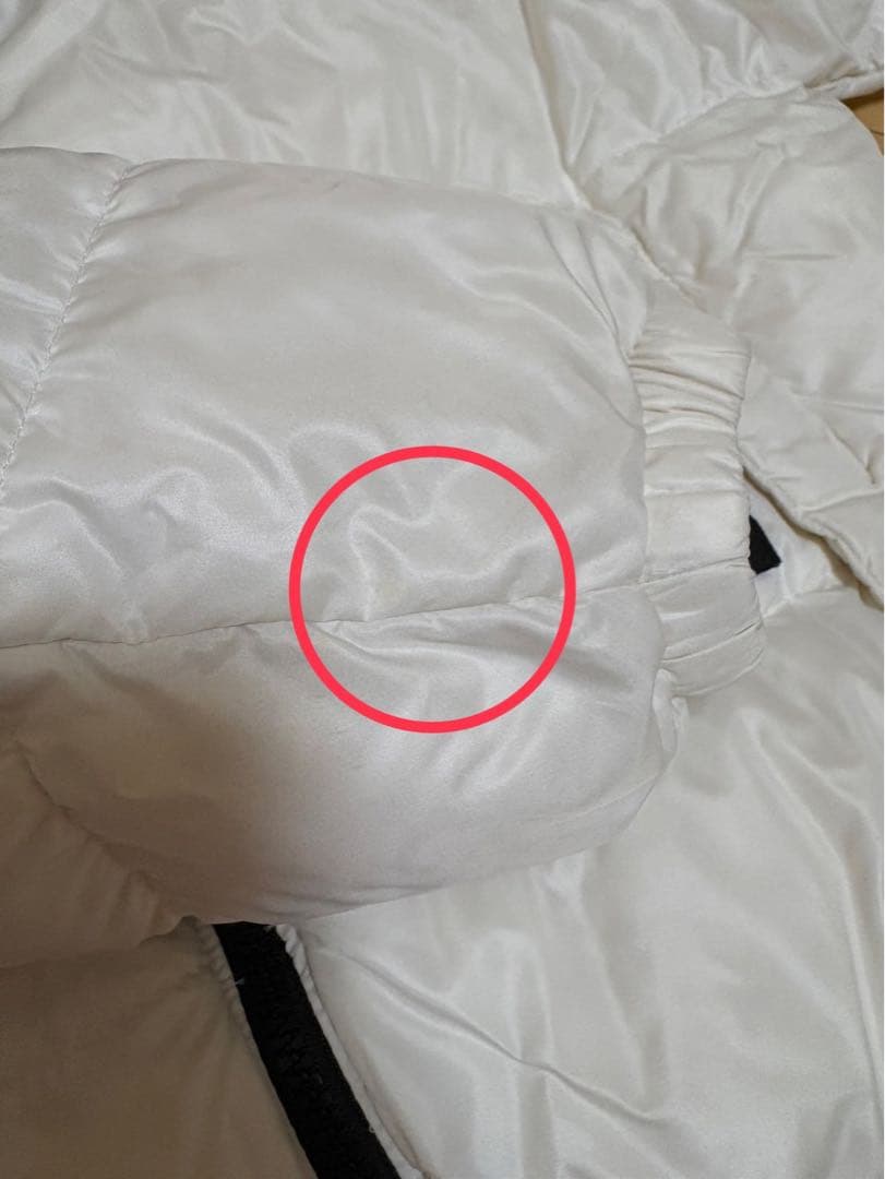 ノースフェイス HYBRID DOWN BALL レディースM 90 白黒