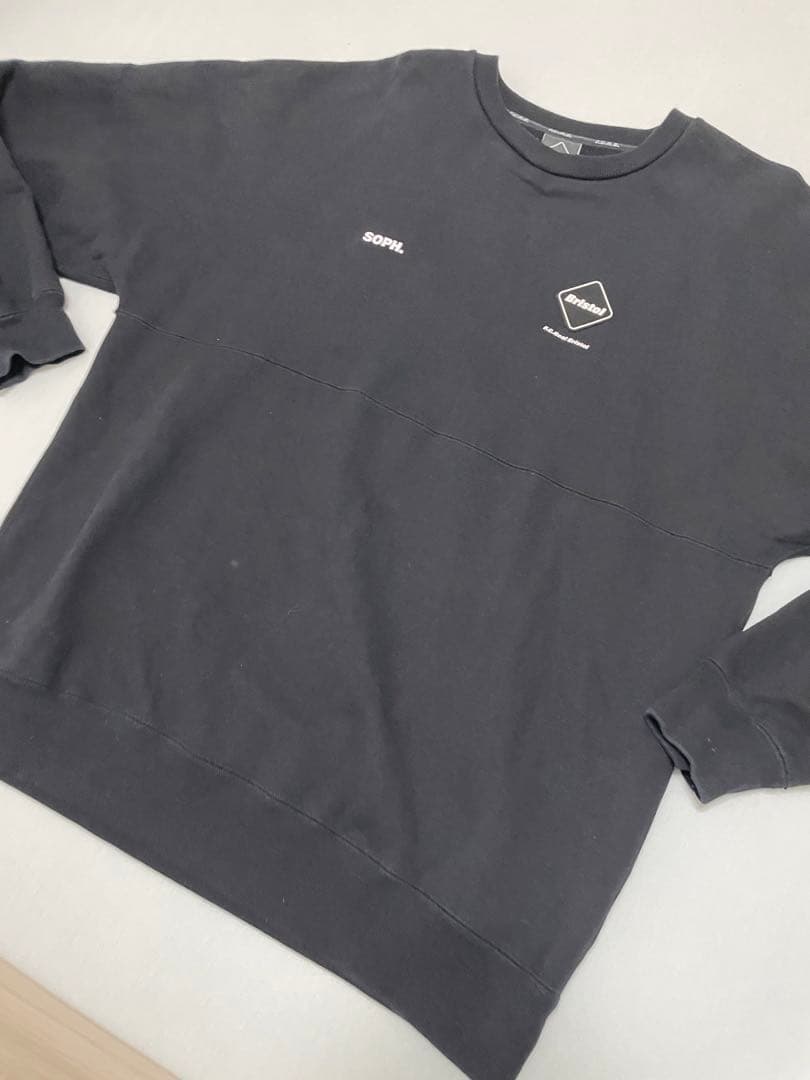 fcrb クルーネック　ブラック　XL