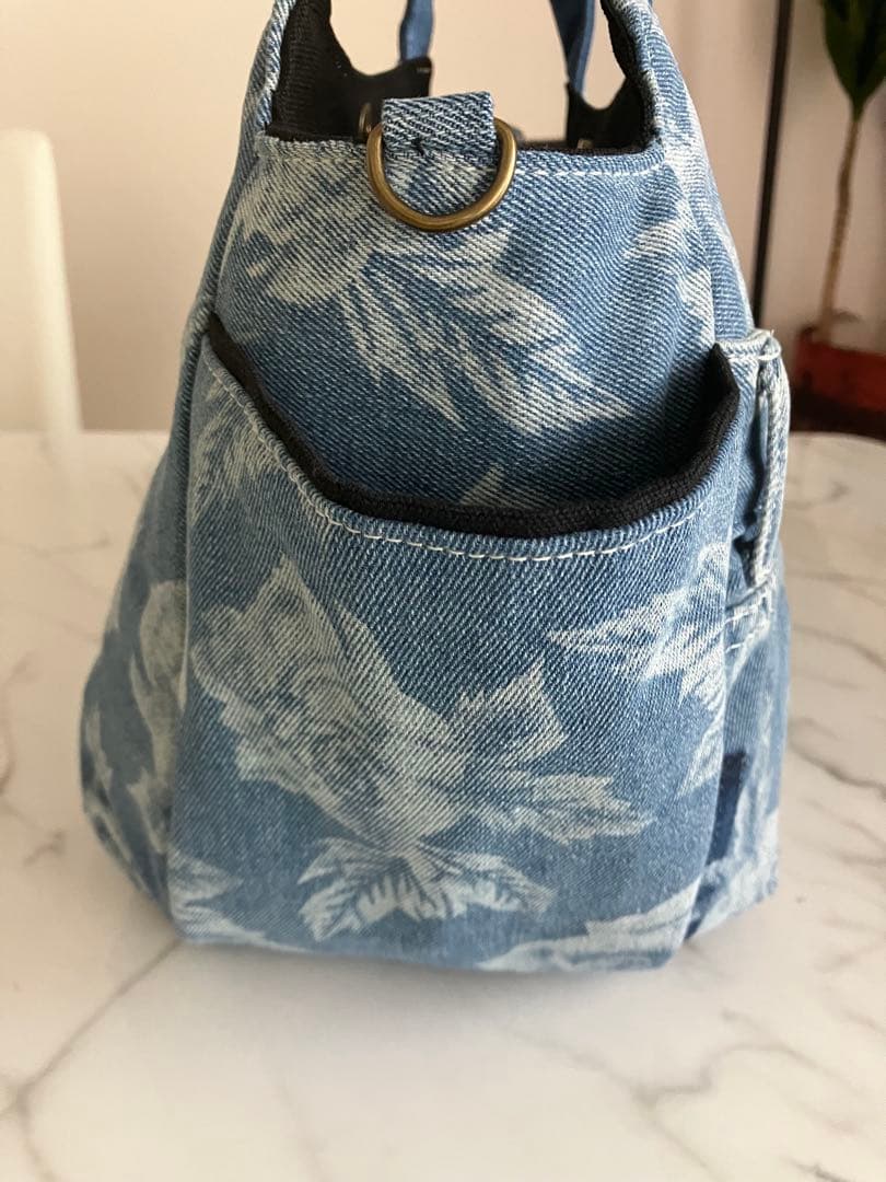 872 みかりん♡プロフ必読♡夏物最終です　大きめデニムリメイクバック2点