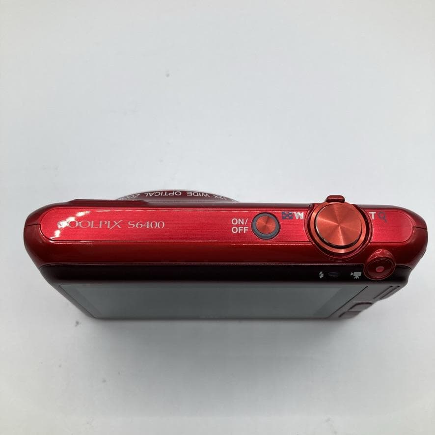 Nikon COOLPIX S6400 レッド デジタルカメラ コンデジ ニコン