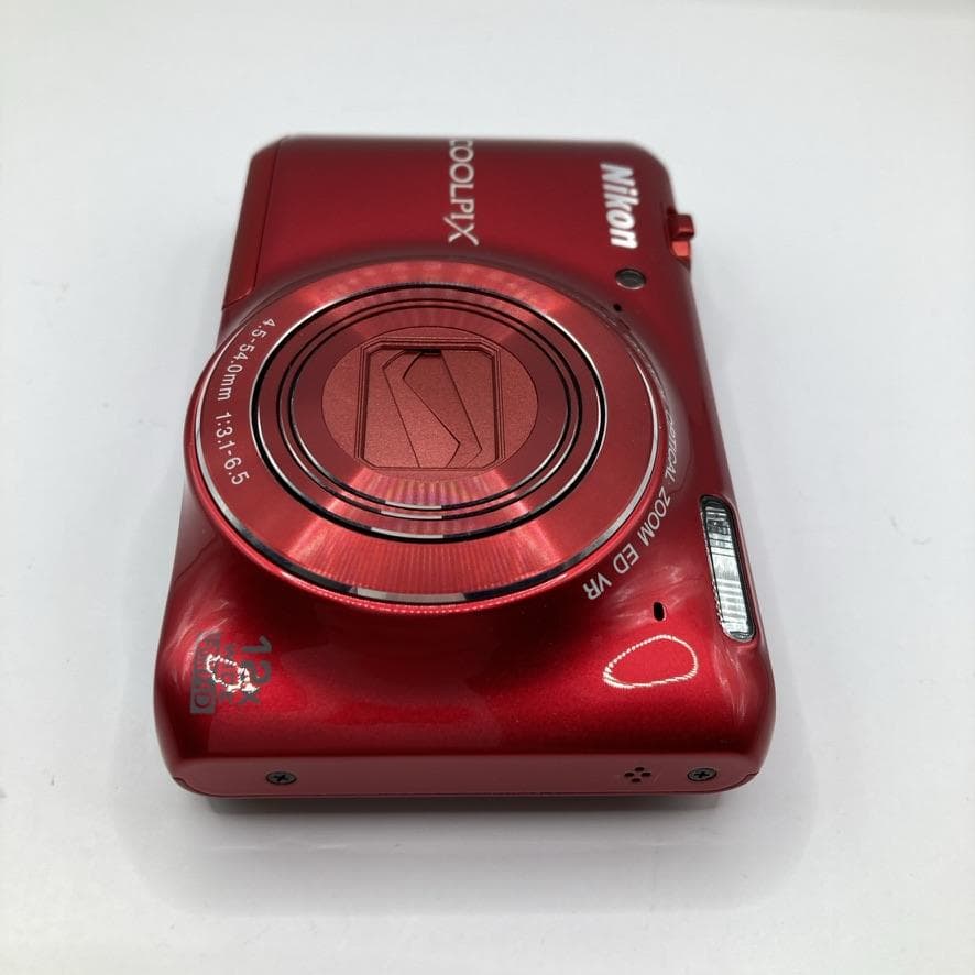 Nikon COOLPIX S6400 レッド デジタルカメラ コンデジ ニコン
