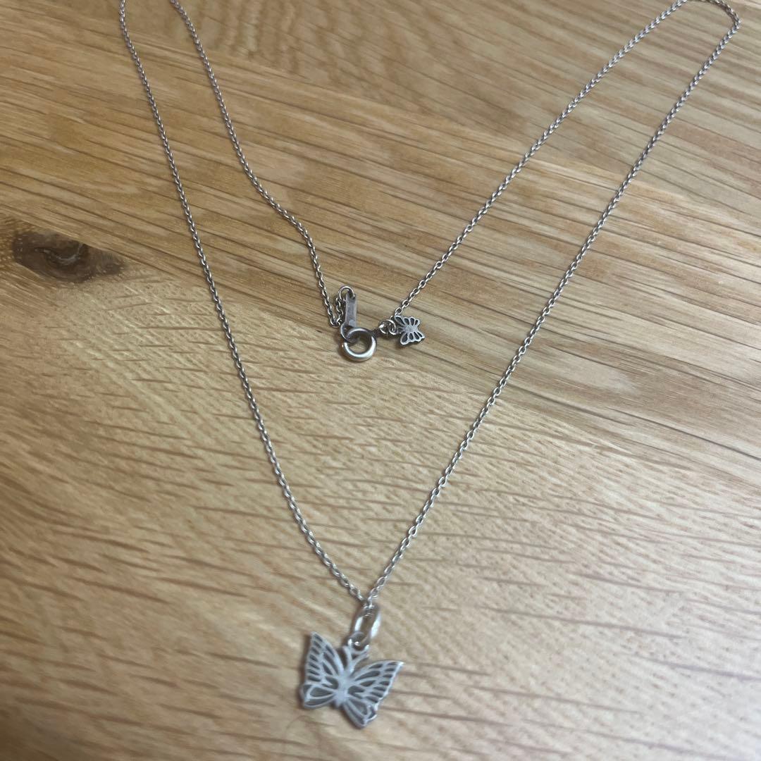 needles パピヨンマーク　ネックレス　ペンダント　シルバー　ニードルズ