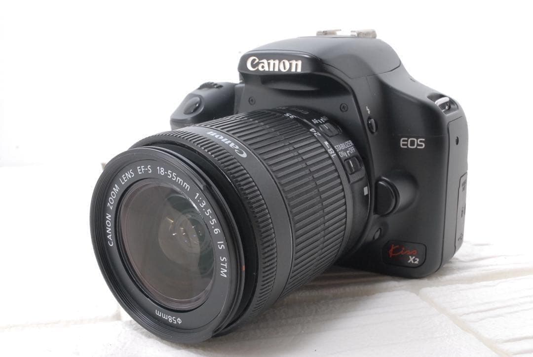 ショット3437枚✨ Canon kiss X2 レンズセット 初心者 入門機