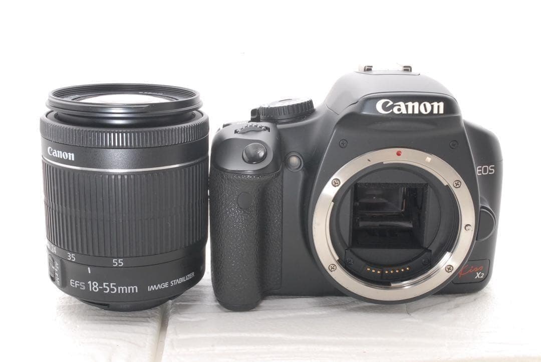 ショット3437枚✨ Canon kiss X2 レンズセット 初心者 入門機
