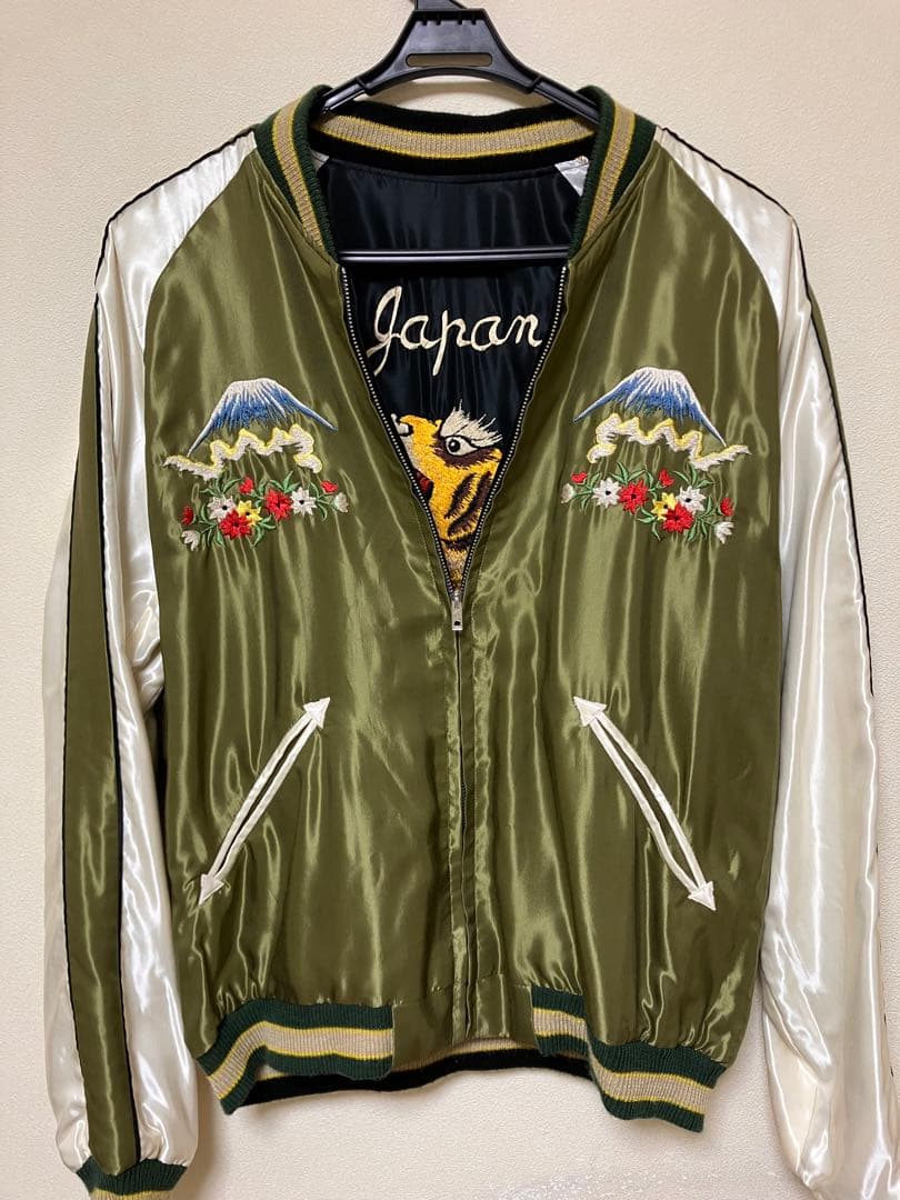 東洋スカジャン　ROARING TIGER×JAPAN MAP 店舗限定モデル