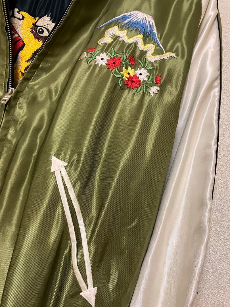 東洋スカジャン　ROARING TIGER×JAPAN MAP 店舗限定モデル