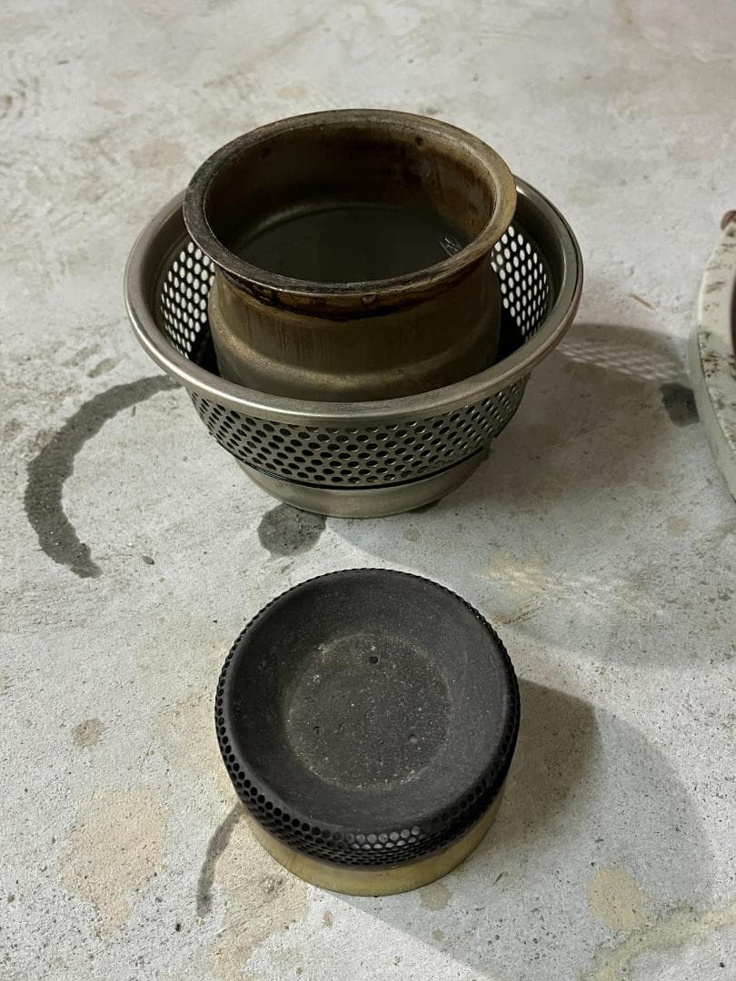 HITACHI製 ブルーフレーム ストーブ｜レトロ赤｜芯燃焼確認済み｜現役可動品