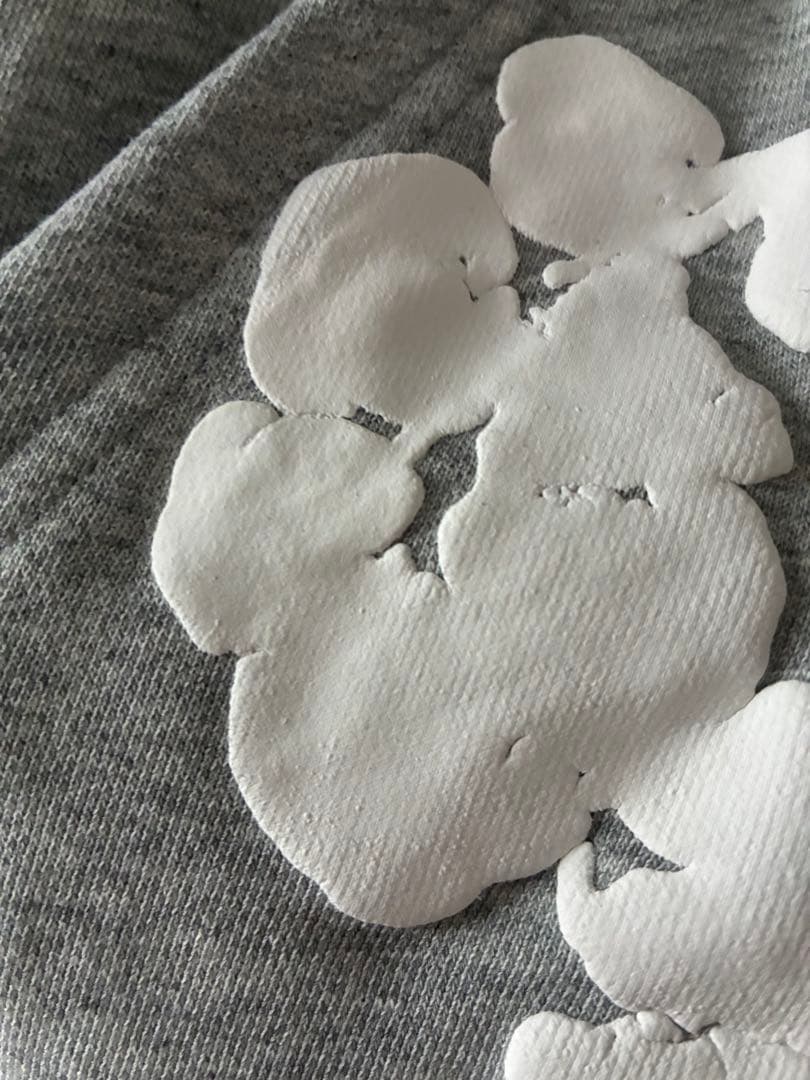 DENIM TEARS グレー 花柄 パーカー S