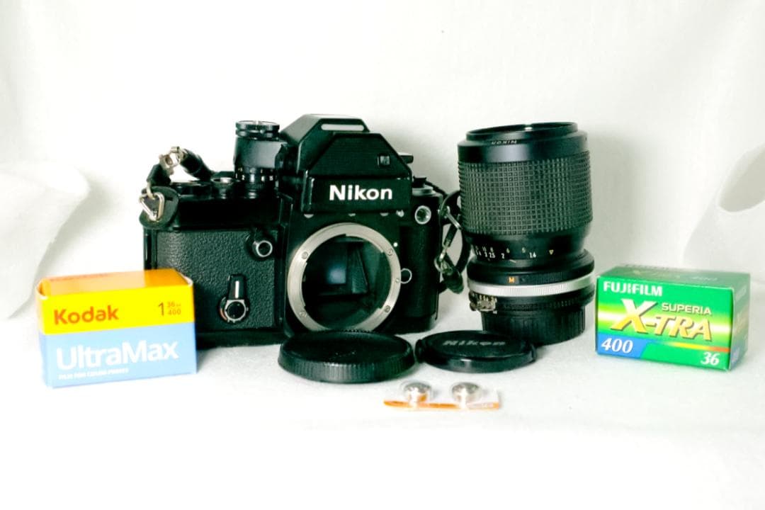 NIKON F２フォトミックS ／ズームレンズ／ フィルム２本