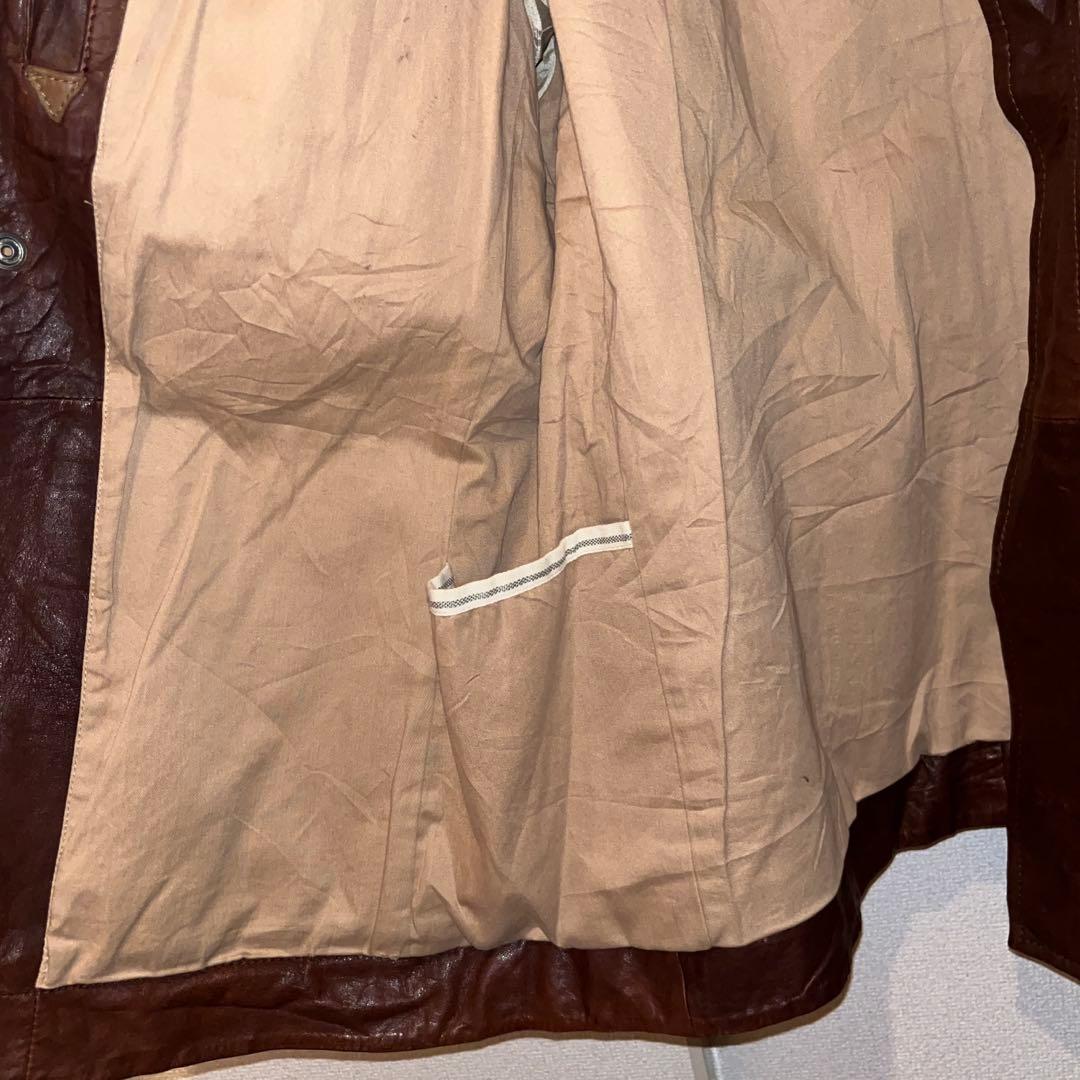 [良風合い]Vintgage M-65 レザージャケット　90s