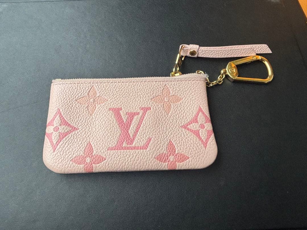 Louis Vuitton ポシェット　クレ　モノグラム キーケース ピンク美品