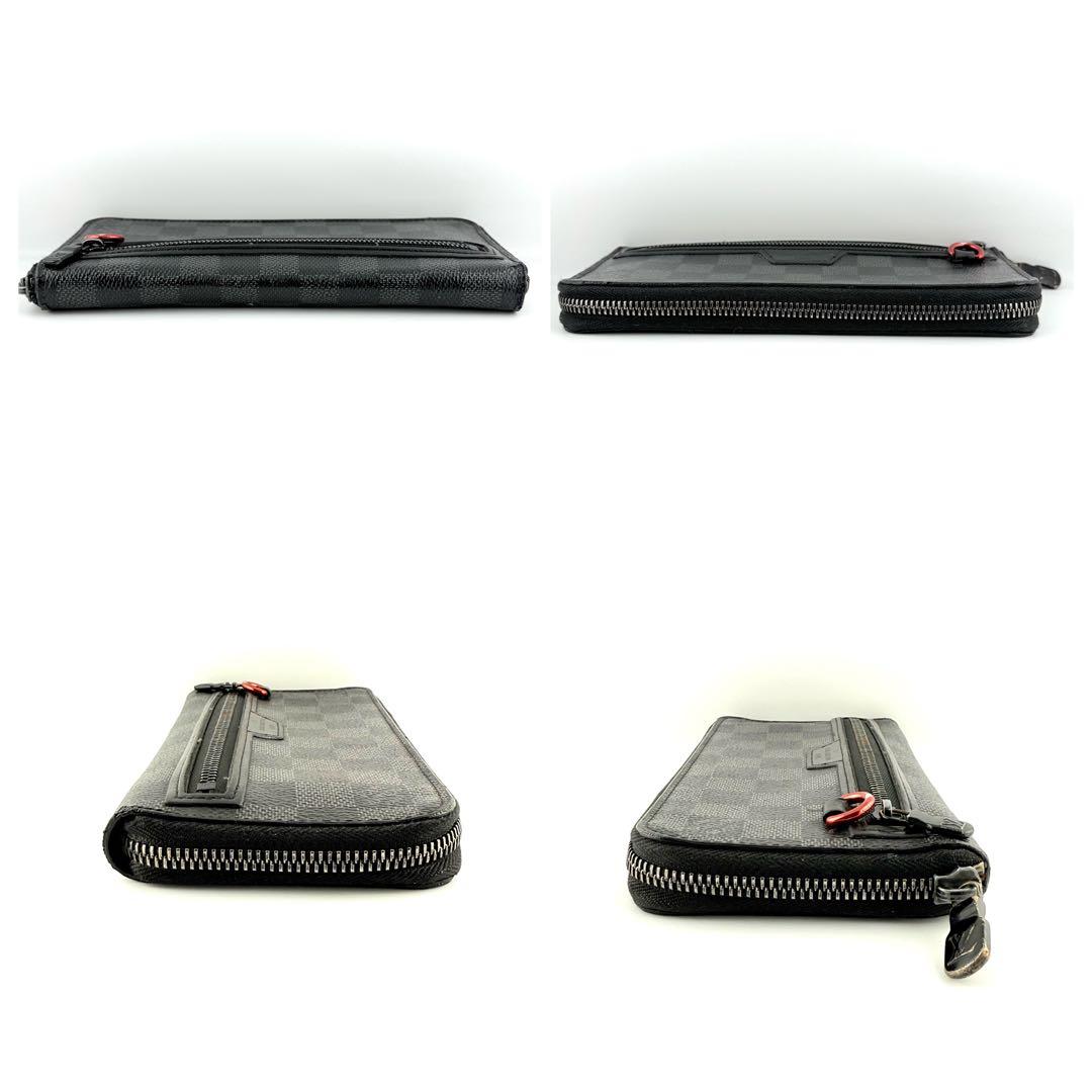 ルイヴィトン 長財布 ダミエ グラフィット ユーティリティ ヴェルティカル