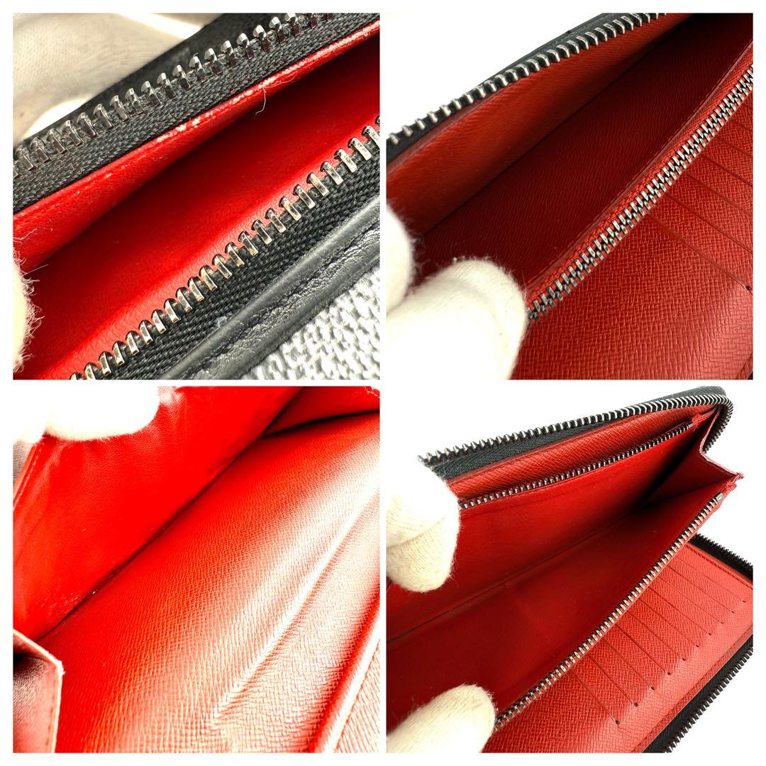 ルイヴィトン 長財布 ダミエ グラフィット ユーティリティ ヴェルティカル