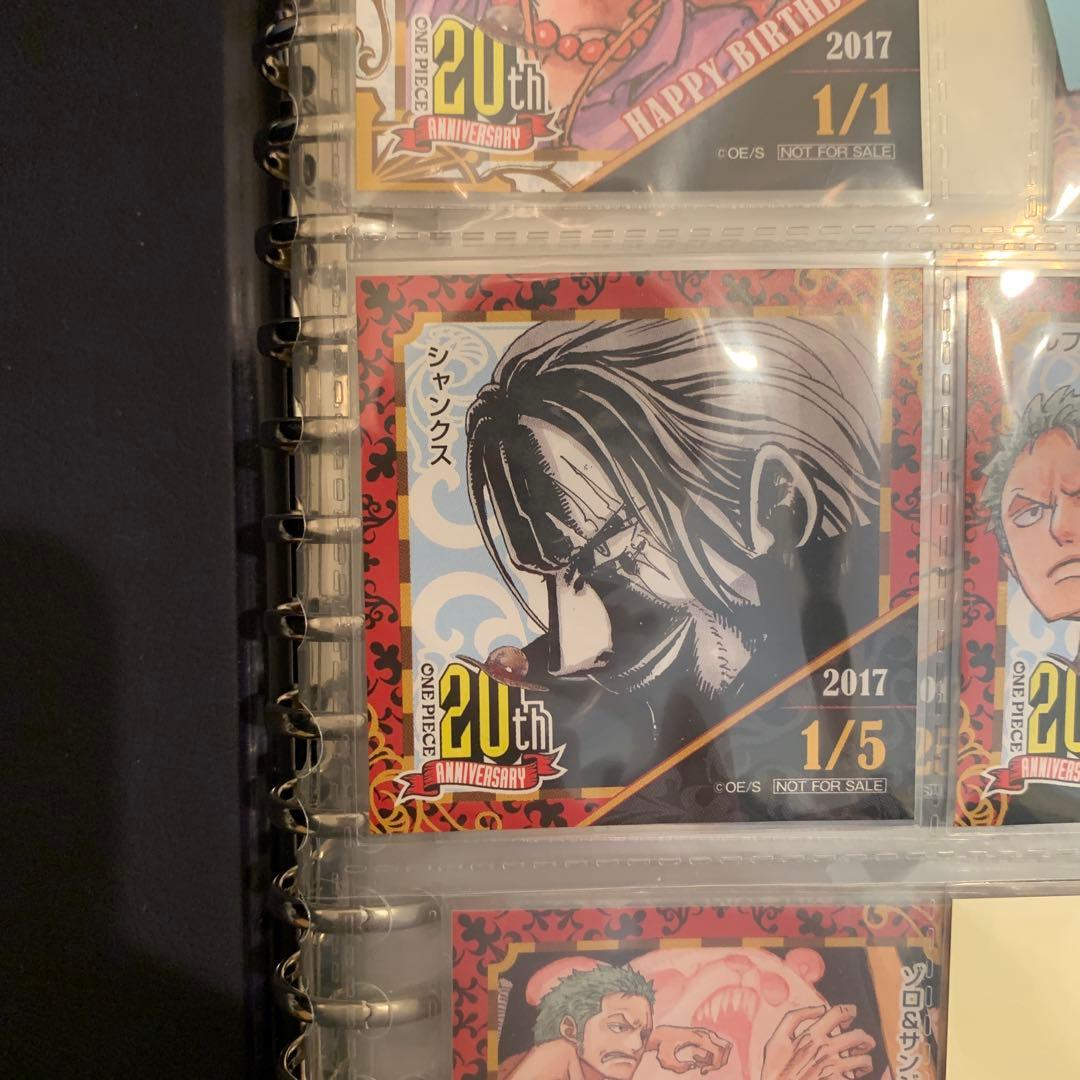 麦わらストア　限定　365日　ステッカー　2017年1月5日　シャンクス　非売品