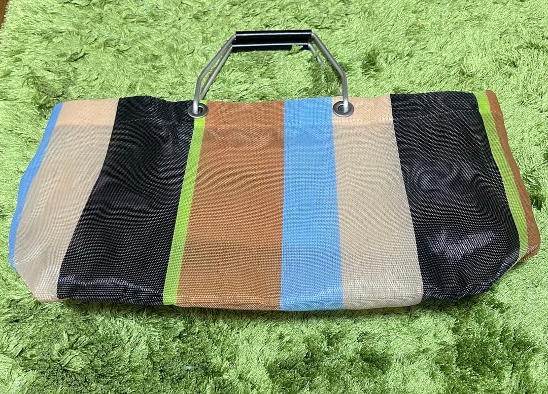 【最終値下げ】MARNI MARKET ストライプミニバッグ（保存袋付き）