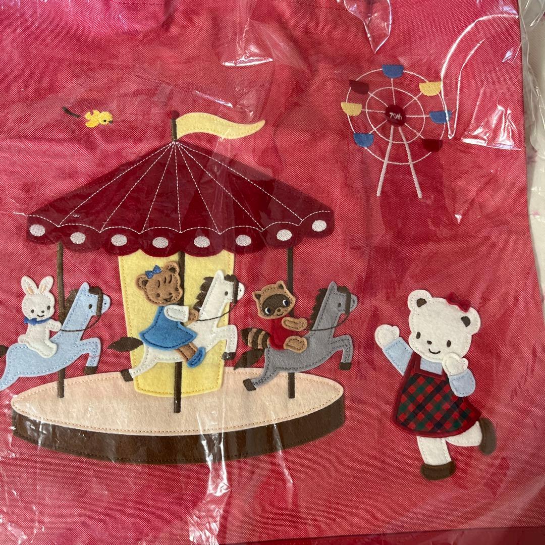 パンナコッタ　ファミリア　デニムバッグ