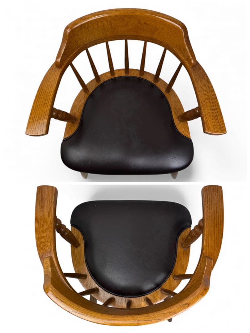 ③柏木工 アームチェア ウィンザーチェア フープバックチェア 北欧 1脚