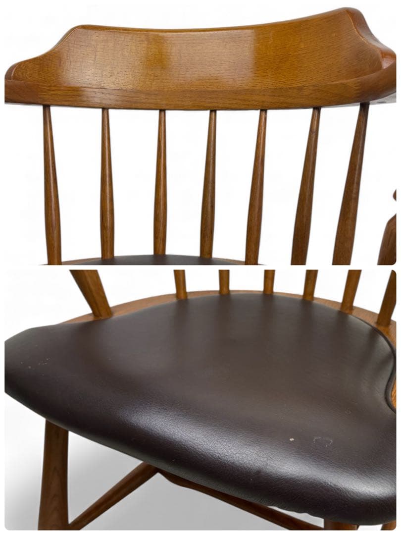 ③柏木工 アームチェア ウィンザーチェア フープバックチェア 北欧 1脚