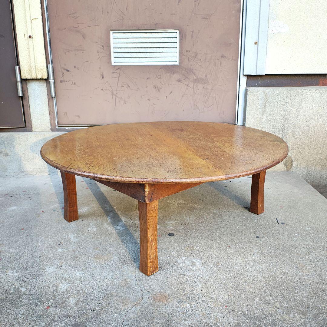 木製　卓袱台　ちゃぶ台　折り畳み　古家具　レトロ
