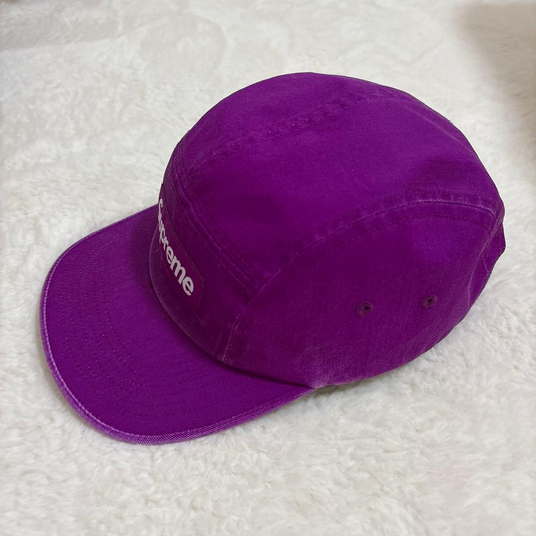 Supreme パープル キャップ
